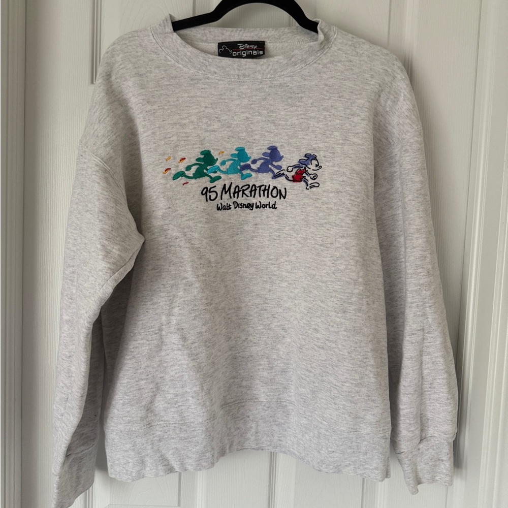 Original Vintage Walt Disney World 95th Marathon Sweatshirt